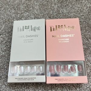 Red Aspen nail dashes. Pearlescent for Paule. Ariana’s at the Opera.